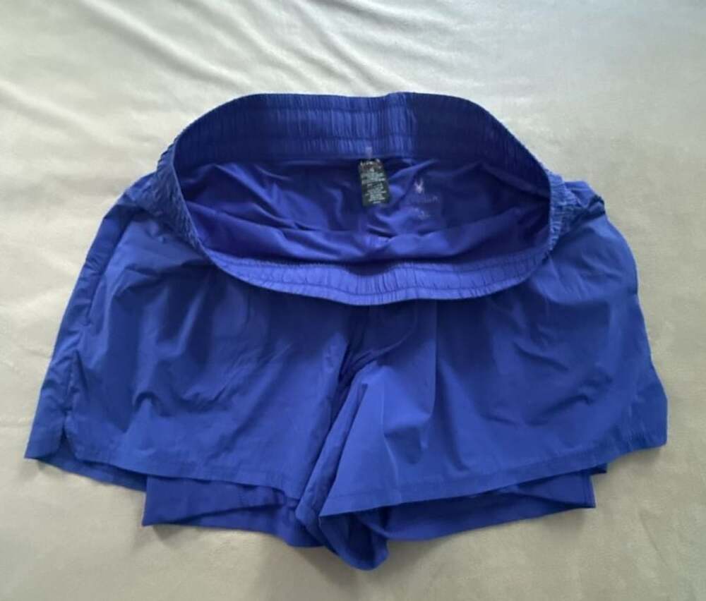 Spyder Active Shorts Size L Blue Athletic Running